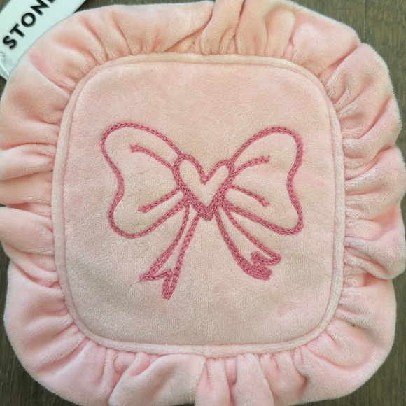 Stoney Clover Lane Velvet Ruffle Mini Pouch - Picture 2 of 3